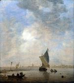 欧洲12-19世纪油画六_GOYEN, Jan van - Fishermen hauling a Net